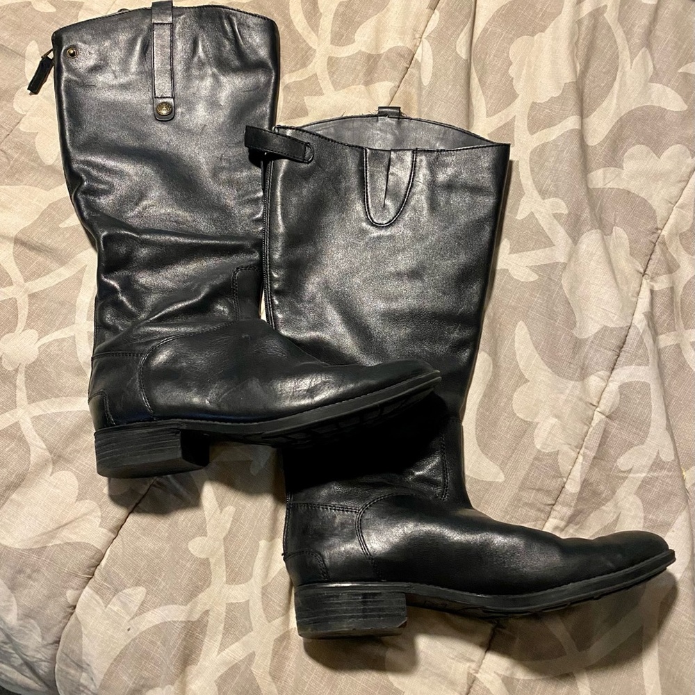 Women’s size 9.5 Sam Edelman Penny riding boots—wide calf